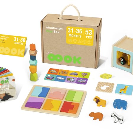 Montessori Oktatódoboz 31-36 hónapos gyerekeknek