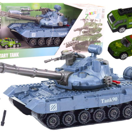 Barkácsolás katonai jármű szétszerelő tank kék hangokkal játékautó szett