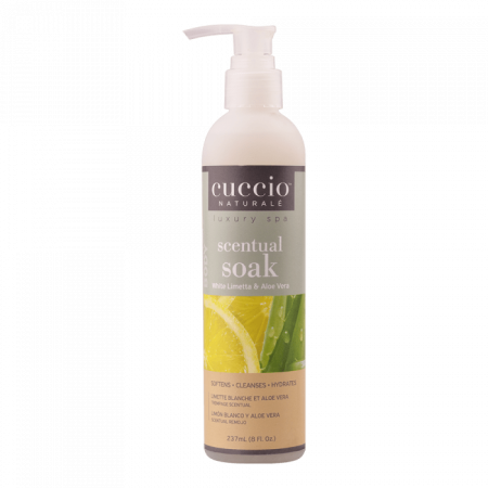 Cuccio 3in1 Tusfürdő Zöldcitrommal és Aloe Verával - Scentual Soak White Limetta & Aloe Vera (237 ml)