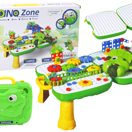 Kreatív tok DIY kit dinoszaurusz fúróval 249 alkatrész