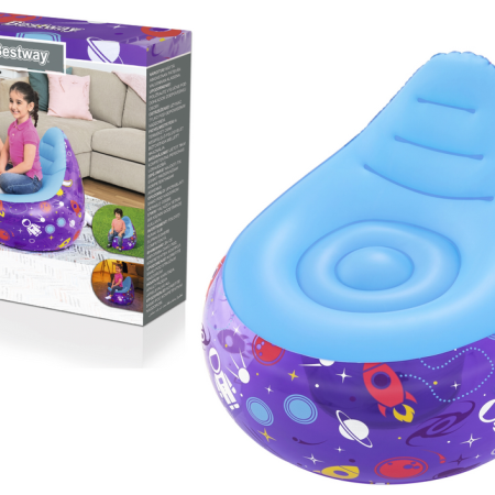 Felfújható szék Kosmos LED 72 x 72 x 64 Bestway 75122 lila