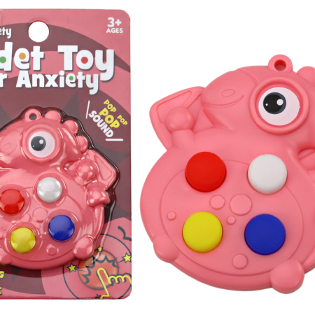 Pop It Dinosaur Antistress Sensory Pink zseb