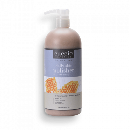 Cuccio Mikroszemcsés Bőrradír Tejjel és Mézzel - Micro Exfoliant Daily Skin Polisher Milk & Honey (946ml)