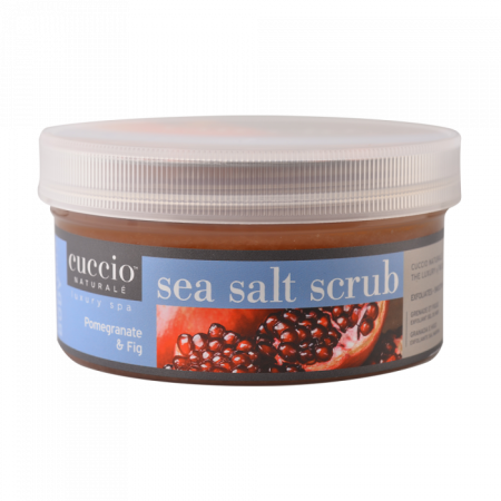 Cuccio Tengeri Sós Bőrradír Gránátalmával és Fügével - Sea Salt Scrub Pomegranate & Fig (553 g)