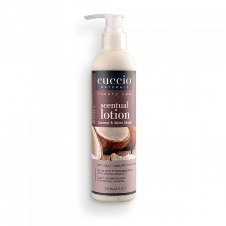 Cuccio Hidratáló Krém Kókusszal és Fehér Gyömbérrel - Scentual Lotion Coconut & White Ginger (237 ml)