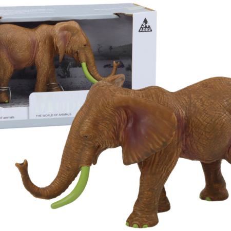 Gyűjthető figura afrikai elefánt Safari barna
