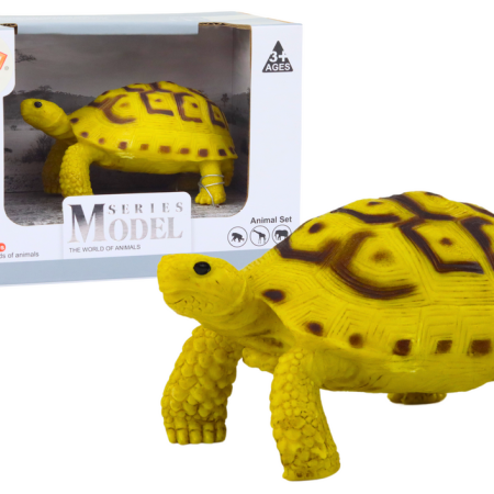 Gyűjthető figura teknős sárga barna