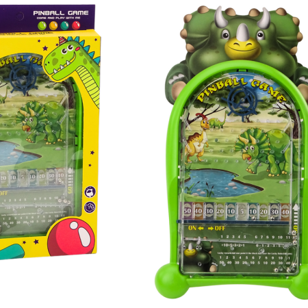 Ügyességi Pinball Dinosaurs zöld állvánnyal