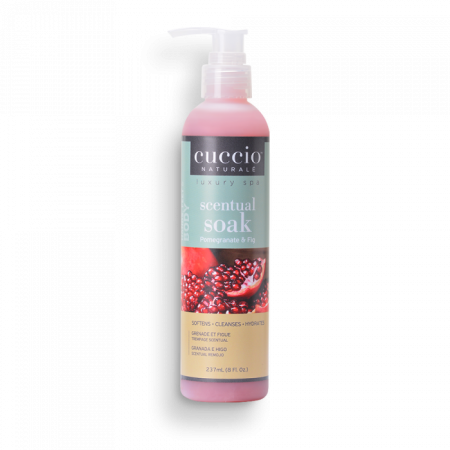 Cuccio 3in1 Tusfürdő Gránátalmával és Fügével - Scentual Soak Pomegranate & Fig (237 ml)