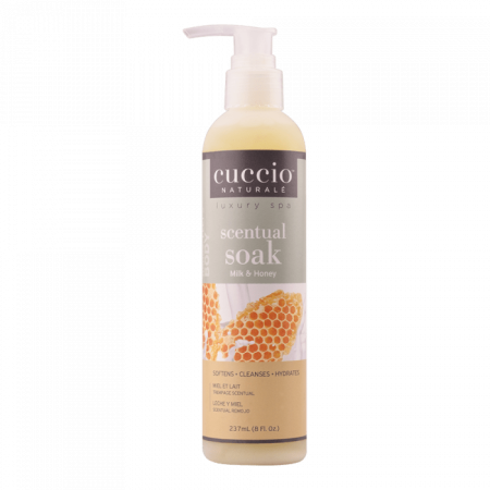 Cuccio 3in1 Tusfürdő Tejjel és Mézzel - Scentual Soak Milk & Honey (237 ml)