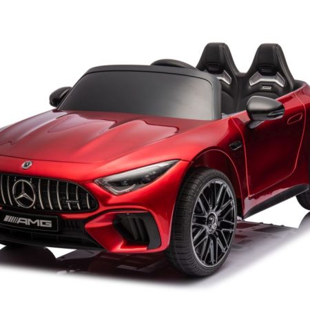 Elektromos autó Mercedes AMG SL63 24V 2x200W pirosra festve