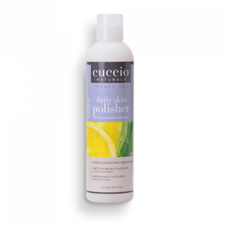Cuccio Mikroszemcsés Bőrradír Zöldcitrommal és Aloe Verával - Daily Skin Polisher White Limetta & Aloe Vera (237 ml)