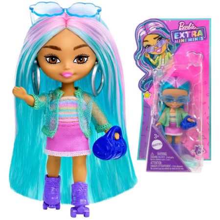 Stílusos divatos Barbie Extra Mini Mini baba kiegészítőkkel