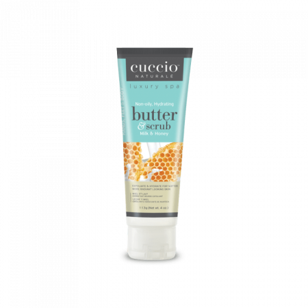 Cuccio Vajas Testradír Tejjel és Mézzel - Butter Scrub Milk & Honey (113g)
