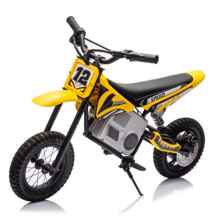 Gyermek elektromos motorkerékpár Cross 350W 36V sárga