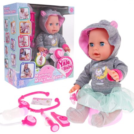 Yale Baby interaktív baba orvosi kiegészítőkkel