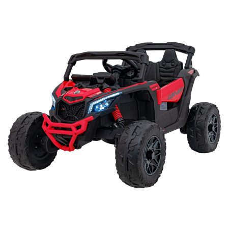 Elektromos autó Buggy Can-Am Maverick 24V 4x200W piros