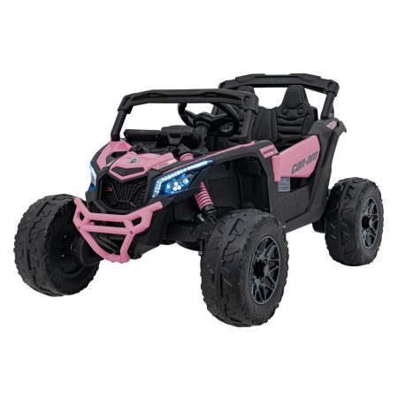 Elektromos autó Buggy Can-Am Maverick 24V 4x200W rózsaszín