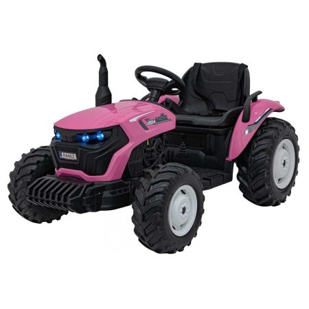 Gyermek elektromos traktor GROW 1804 24V rózsaszín
