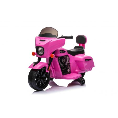 Gyerek elektromos motorkerékpár Chopper INDIAN rózsaszín