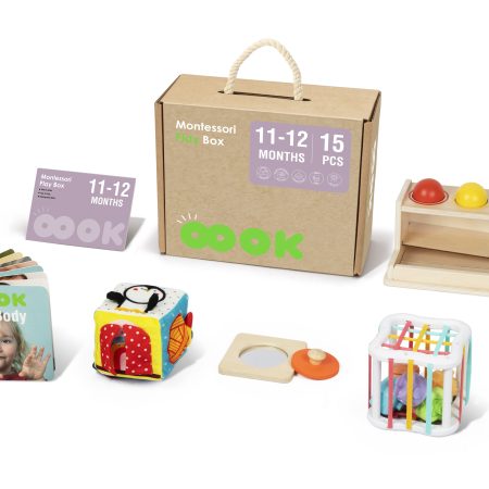 Montessori Oktatódoboz 11-12 hónapos gyerekeknek