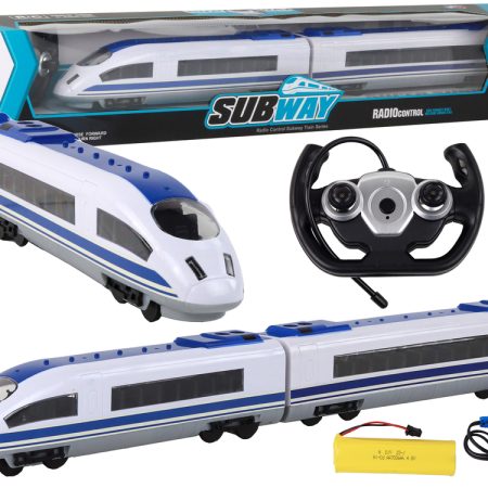 Távirányítós R/C vonat fehér lámpákkal
