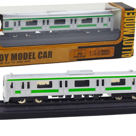 Gyűjthető vonatmodell 1:48 ezüst