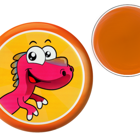 Repülő korong Frisbee dinoszaurusz narancs