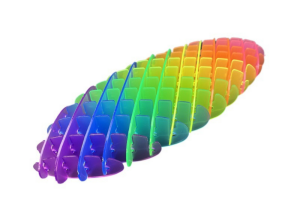 Anti-stressz elasztikus érzékelő játék 12 cm szivárvány