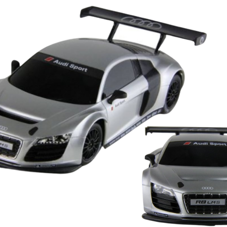 Sportautó AUDI R8 LMS távirányító RC 1:24 ezüst