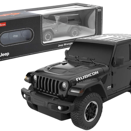 JEEP Wrangler JL Rubicon 1:24 távirányítós RC terepautó fekete