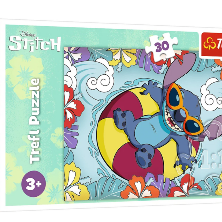 Lilo és Stitch puzzle nyaraláson 30 db Trefl