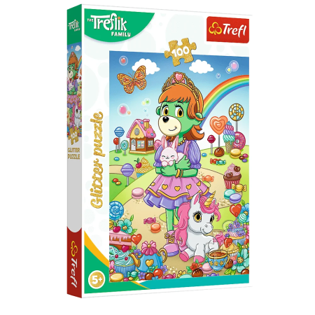 Csillogó puzzle Treflíci 100 darab Trefl