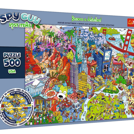 Puzzle Spy Guy Találd meg a különbségeket USA 500 db Trefl