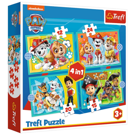Puzzle Paw Patrol The Merry Bunch 4 az 1-ben Hit