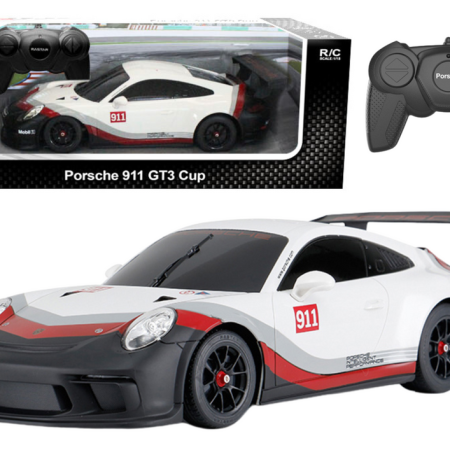 Távirányítós autó R/C Porsche 911 GT3 1:18 Rastar White