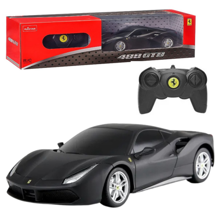 Távirányítós autó Ferrari 488 GTB 1:24 Rastar piros