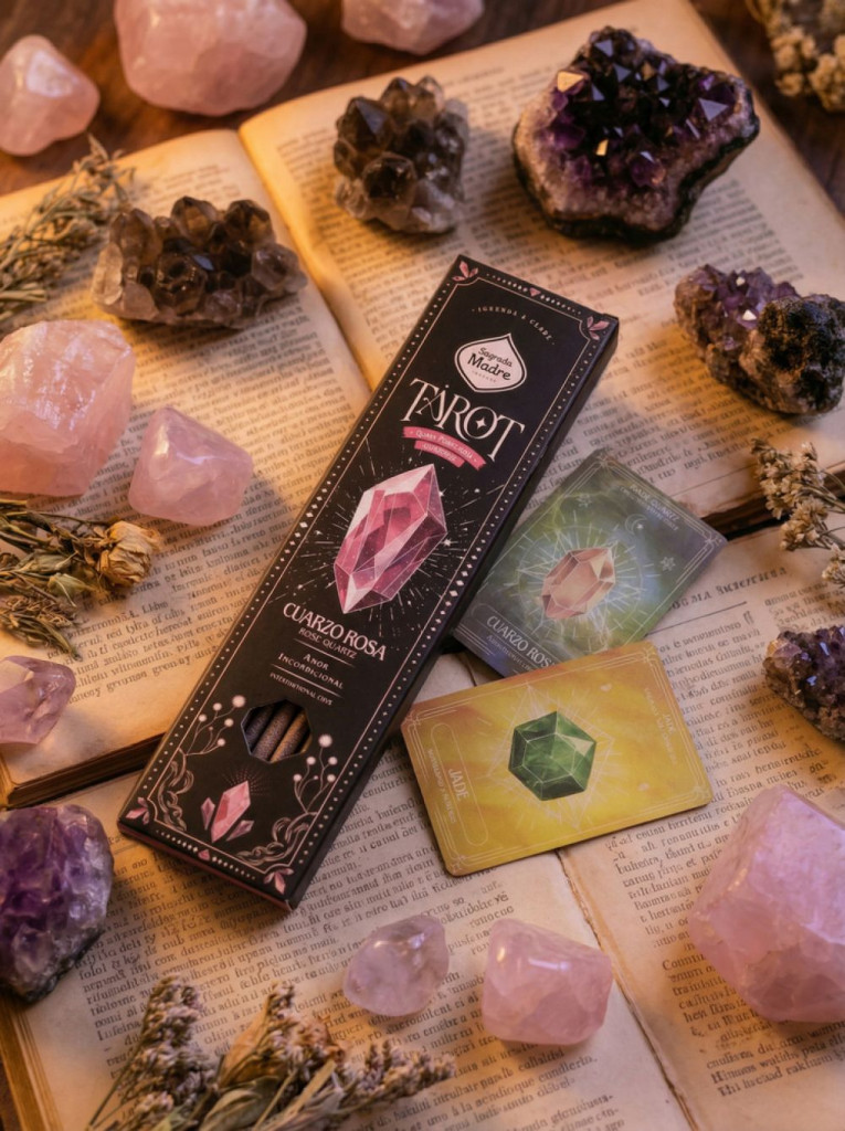 Sagrada Madre - Tarot Cuarzo Rosa - Rózsakvarc Füstölőpálca
