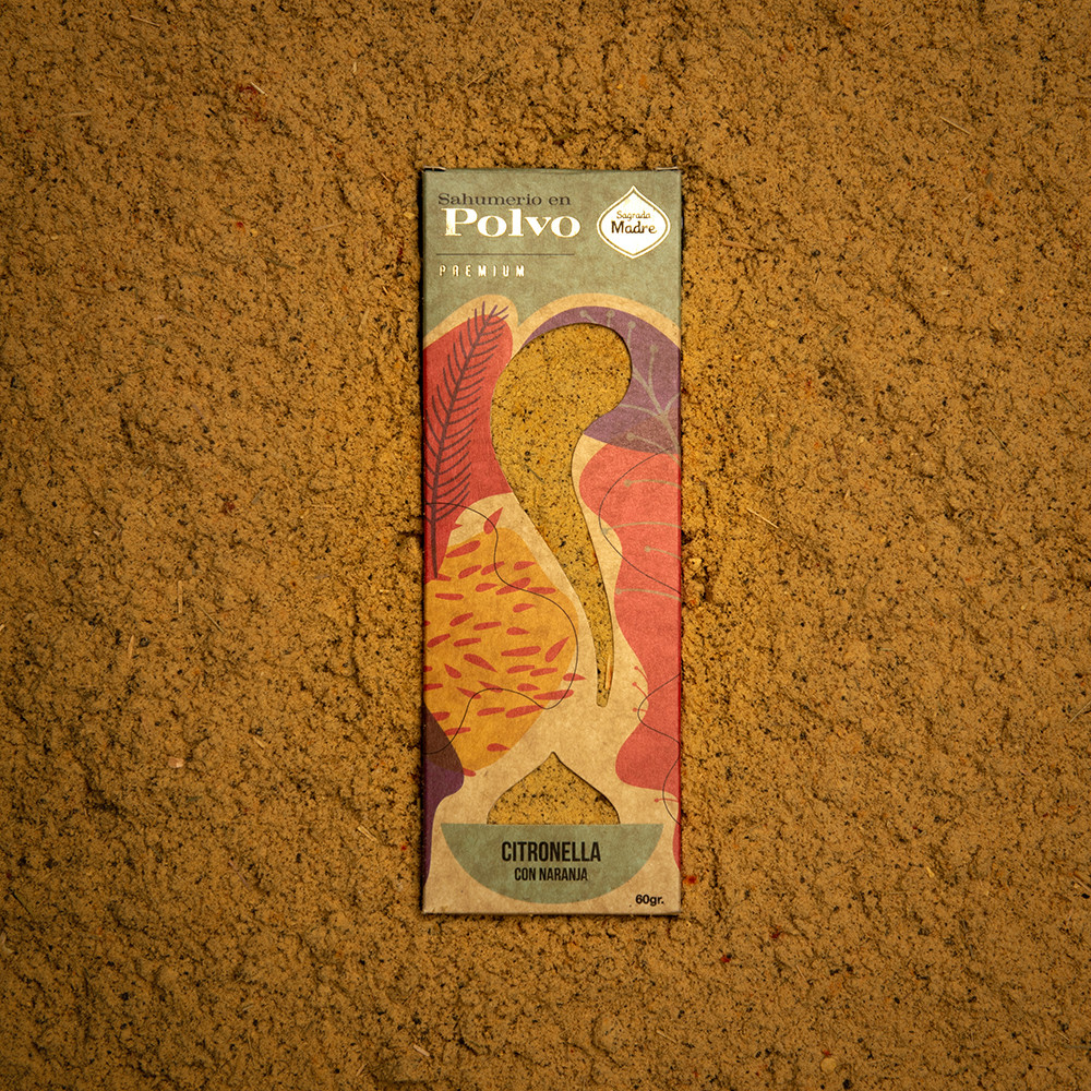 Sagrada Madre - Polvo Citronella és Narancs füstölőpor