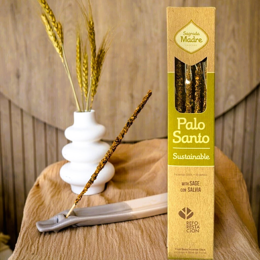 Sagrada Madre - Palo Santo & White Sage - Palo Santo és Fehér Zsálya Füstölőpálca