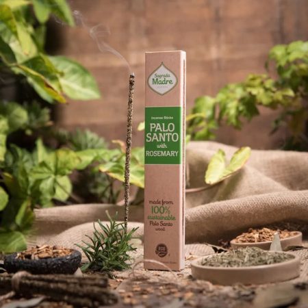 Sagrada Madre - Palo Santo with Rosemary - Palo Santo és Rozmaring Füstölőpálca