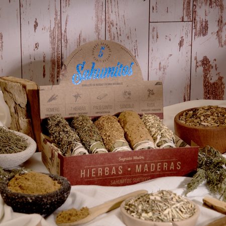 Sagrada Madre - Gyógynövényes Füstölő Köteg - Illatos fák és gyógynövények készlet