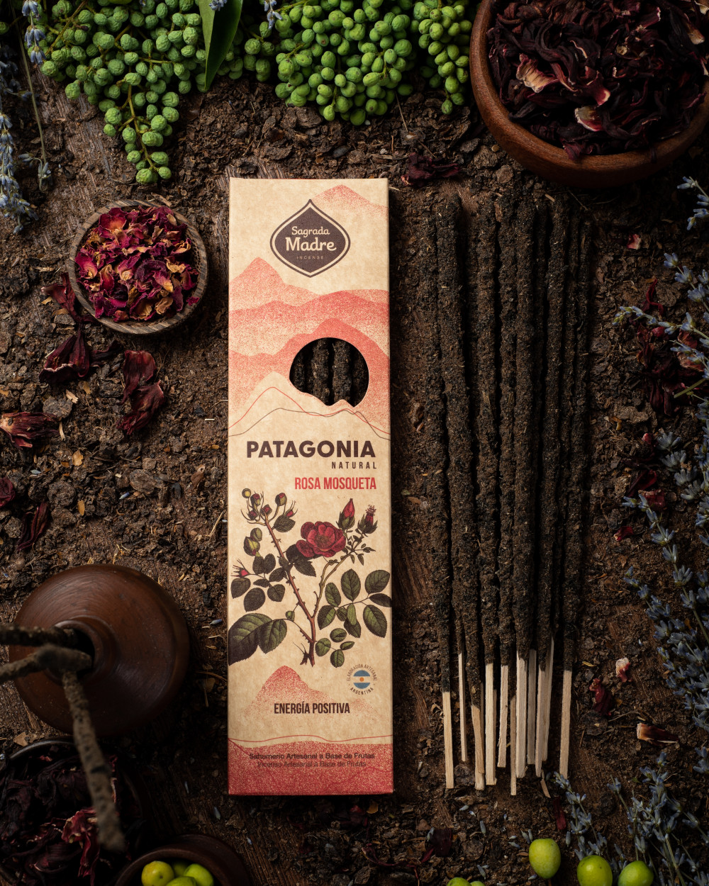 Sagrada Madre - Patagonia sorozat - Rosa Mosqueta - Csipkebogyó Füstölő
