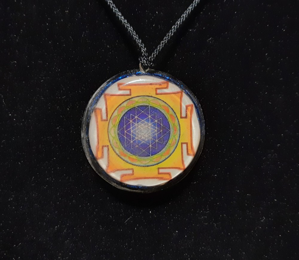 Sri Yantra - Orgonit medál