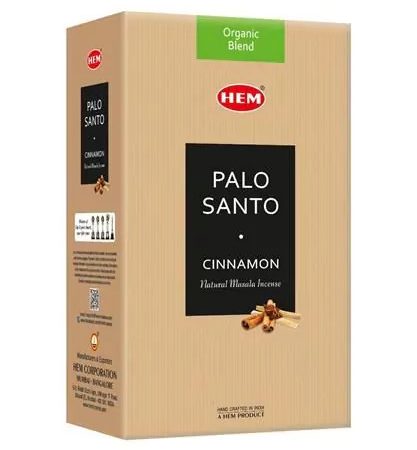 HEM Palo Santo Cinnamon Indiai maszala füstölő