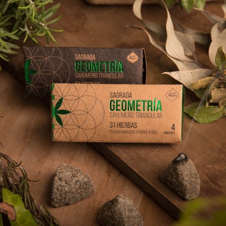Sagrada Madre - Triangular 31 Herbs 31 Gyógynövény Füstölő Háromszög