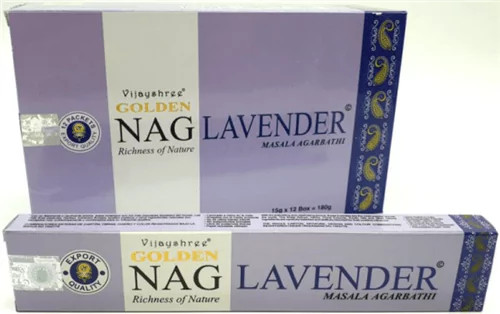 Golden Nag Lavander - Levendula Masala Füstölő