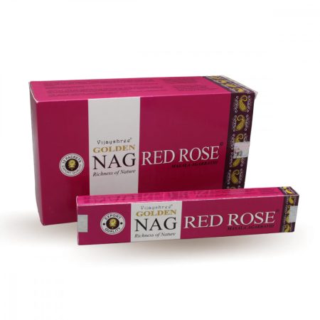 Golden Nag Red Rose - Vörös Rózsa Masala Füstölő