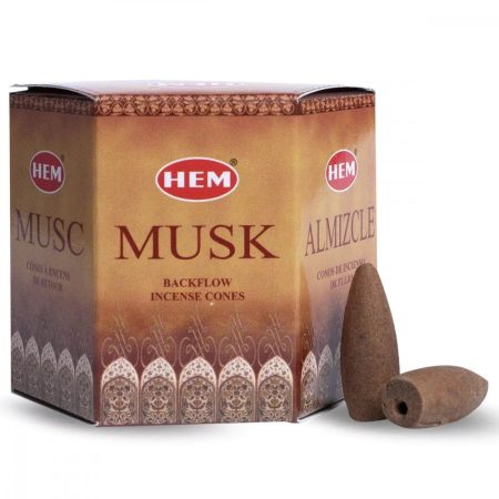 Hem Backflow - Musk - Pézsma Kúpfüstölő (folyékony füst)