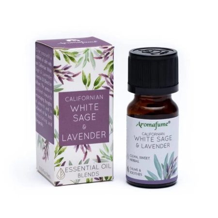 Aromafume - White Sage & Lavender - Fehér Zsálya és Levendula Esszenciális olajkeverék